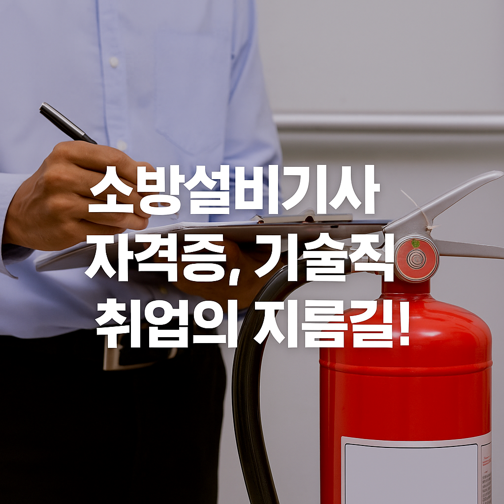 [소방설비기사 자격증 완전정리] 전기·기계 차이부터 취업까지 한눈에!