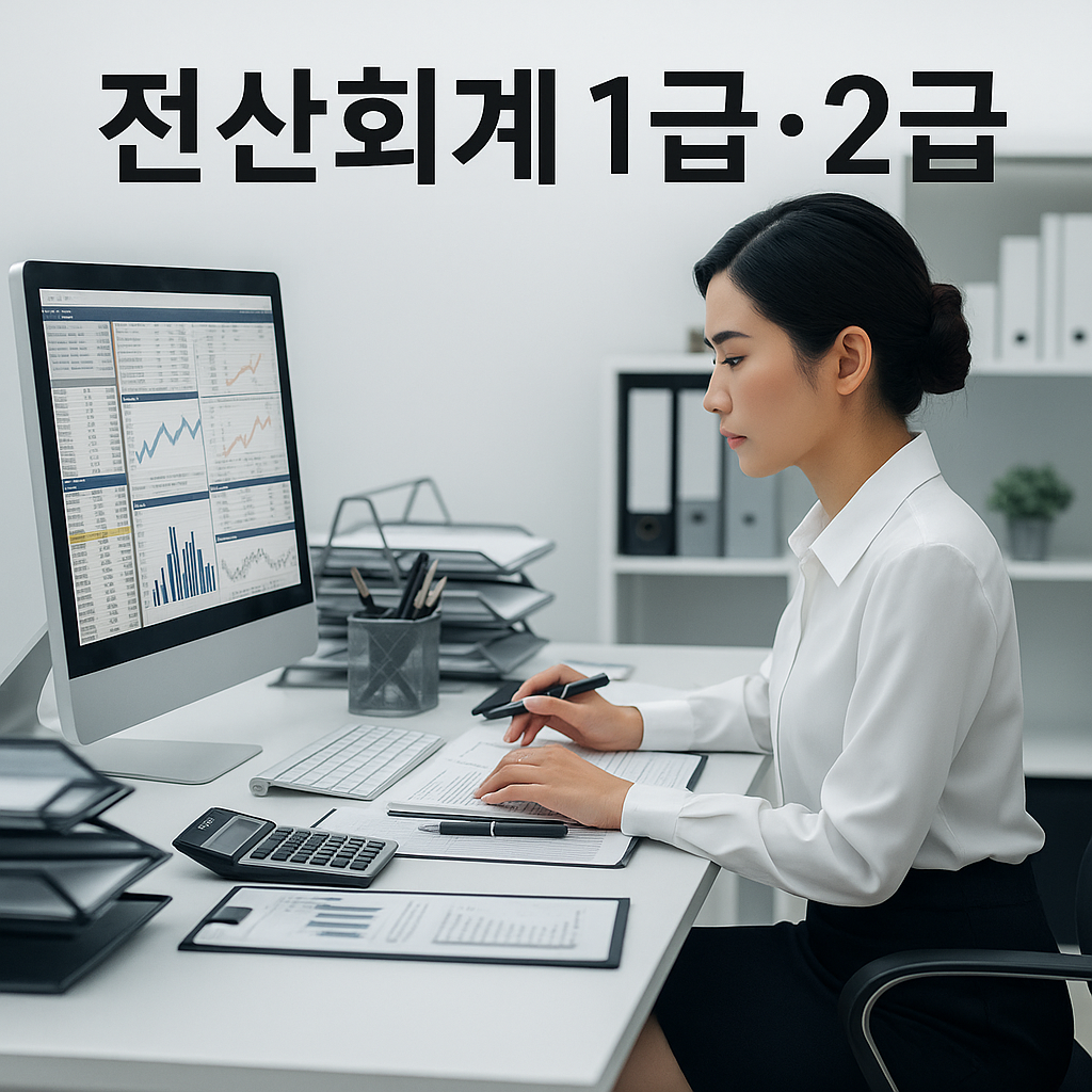 전산회계 1급/2급: 비전공자도 합격하는 필승 전략! (취업 핵심 스펙)