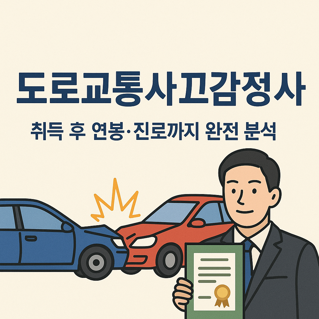 도로교통사고감정사 자격증 안내: 시험 구성·합격률·활용 분야 정리